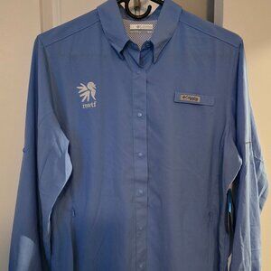 Columbia PFG Button Up with NWTF Logo
